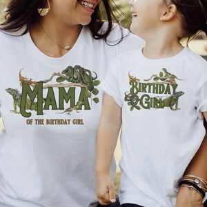 Reptile Party Decor Family Matching Shirt
