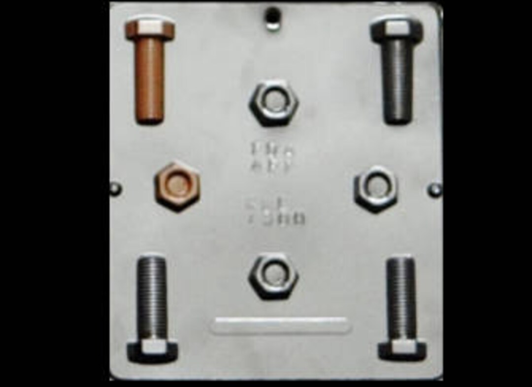 Nuts and Bolts Chocolate Candy Mold 1300 Etsy