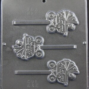 Baby in Carriage Lollipop Chocolate Candy Mold Baby Shower 646 image 2