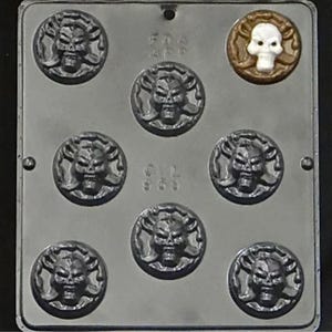 Pirate Coin Chocolate Candy Mold Halloween 959