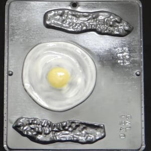 Bacon and Eggs Breakfast Chocolate Candy Mold 1240