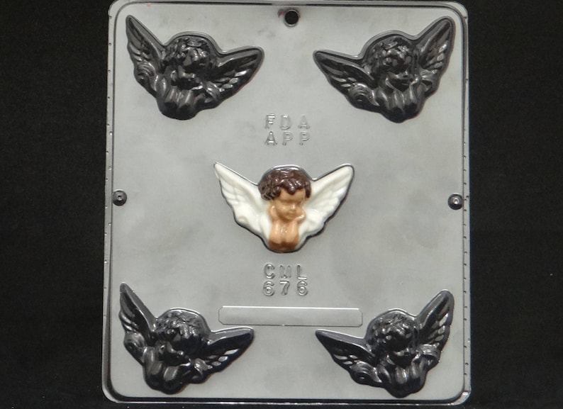 Angel Chocolate Candy Mold Baby Shower / Religious 676 Etsy