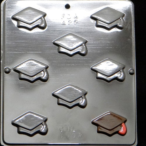 Graduation Cap Oreo Cookie Chocolate Candy Mold 1646 Etsy