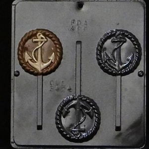Anchor Lollipop Chocolate Candy Mold 3424