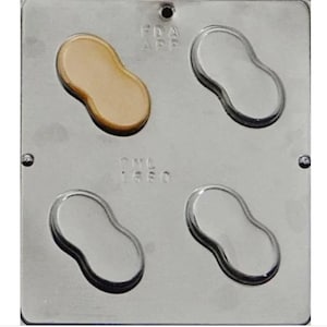 Plain Cookie Nut Sandwich Chocolate Candy Mold 1680