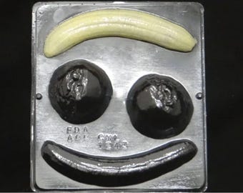Banana Split Ice Cream Chocolate Candy Mold 1243
