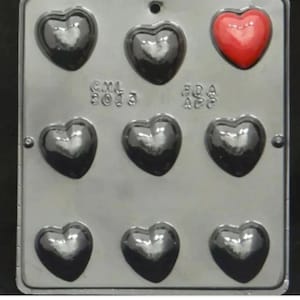 1 3/4&quot; Herz Schokoladen-Süßigkeits-Form Valentinstag / Hochzeit 3013