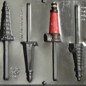 Lighthouse Lollipop Chocolate Candy Mold 3363