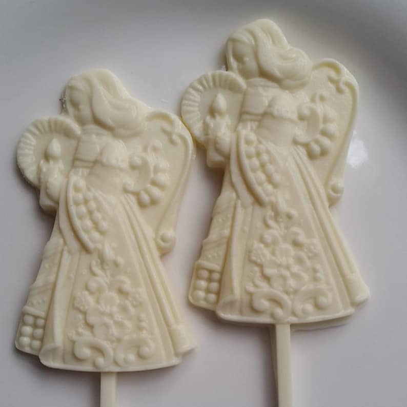 Angel Lollipop Chocolate Candy Mold Christmas 2056 Etsy