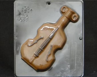 Violin Chocolate Candy Mold 1214