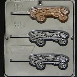 Skateboard Lollipop Chocolate Candy Mold 3392
