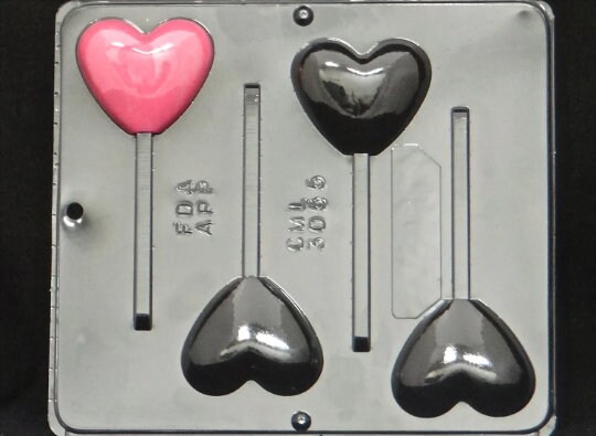 HEART - Cake Pop Mold / Plunger (With Lollipop Stick, Paper Straw or  Popsicle Stick Guide Options) - Made in USA