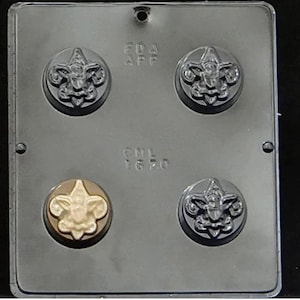 Scout Cookie Sandwich Chocolate Candy Mold 1670
