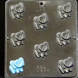 Baby Elephant Bite Size Chocolate Candy Mold 1334