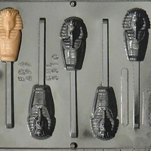 Egyptian Mummy Lollipop Chocolate Candy Mold 3310
