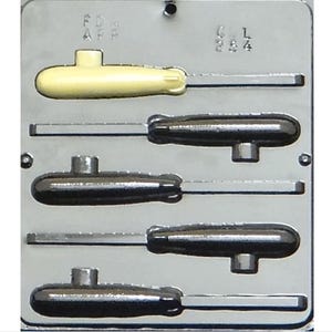 Submarine Lollipop Chocolate Candy Mold 254