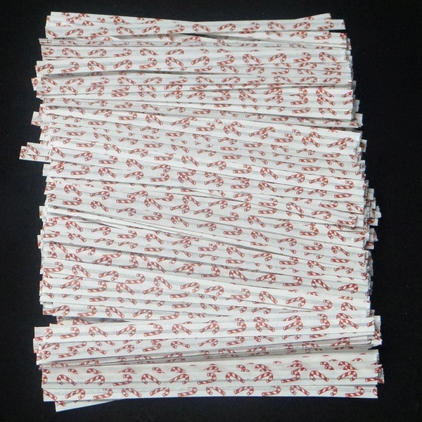 Free Ship! Candy Cane Twist Ties - Assorted Quantities! TTP-17