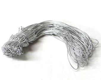 FREE SHIP in USA Silver Stretch Loops 6" 8" 10" 19" for 1 lb. & 1/2 lb. Candy or Jewelry Gift Boxes