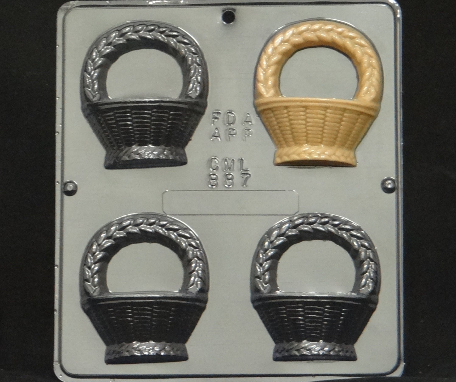 Easter Basket Assembly Chocolate Candy Mold Easter 887 Etsy