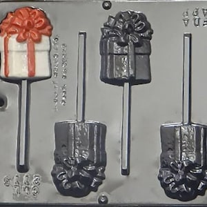 Christmas or Birthday Gift Lollipop Chocolate Candy Mold Christmas 2113