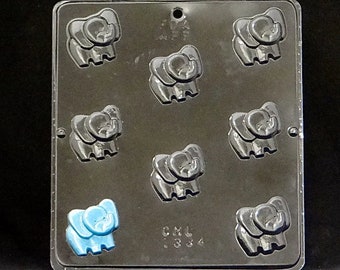 Baby Elephant Bite Size Chocolate Candy Mold 1334