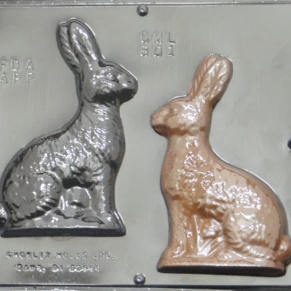 Easter Bunny Chocolate Candy Mold Easter 801 - 6 inch