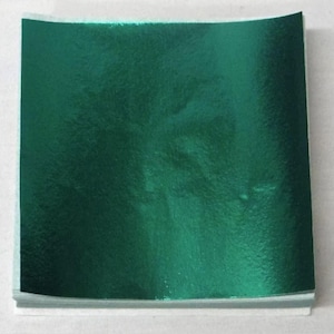Papier d'emballage pour bonbon vert forêt foncé Papier pour confiserie 125 ou 500 tailles assorties