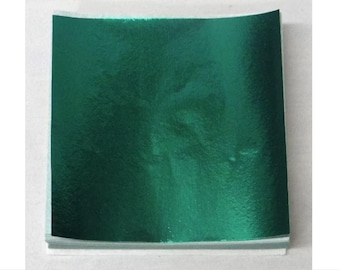 Dark Forest Green Candy Foil Wrappers Confectionery Foil 125 or 500 count assorted sizes
