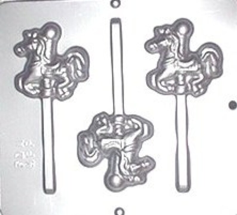 Carousel Horse Lollipop Chocolate Candy Mold Baby Shower 669 Etsy