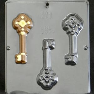 Chocoladesnoepvorm Skeleton Key 1373 (3 holtes)