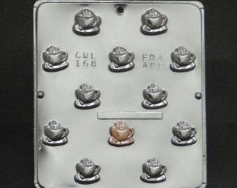 Kaffeetasse & Untertasse Candy Mold für die Pralinenherstellung 168
