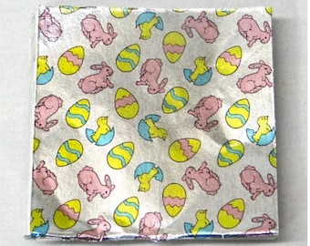 Easter Print Candy Foil Wrappers Confectionery Foil 125 or 500 count assorted sizes