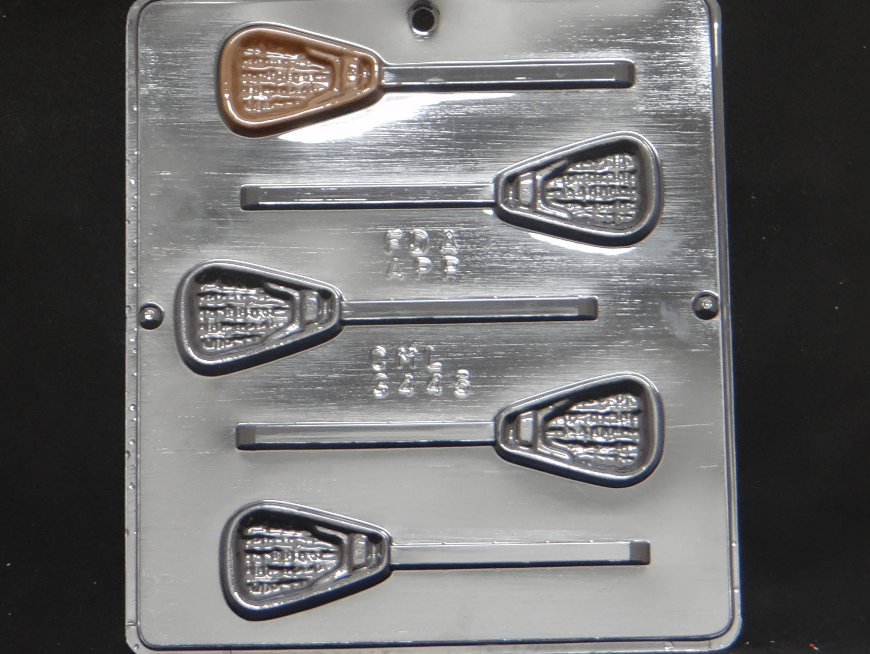 Lacrosse Lollipop Chocolate Candy Mold 3445