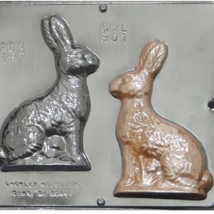Easter Bunny Chocolate Candy Mold Easter 801 - 6 inch