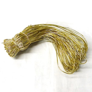 FREE SHIP in USA 50 pk Gold Stretch Loops 6&quot; 8&quot; 10&quot; 19&quot; for 1 lb. & 1/2 lb. Candy or Jewelry Gift Boxes