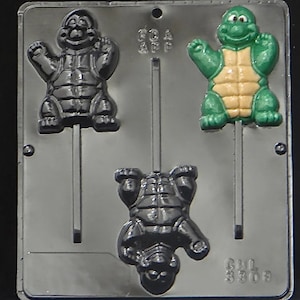 TMNT Turtle Shell 101 Cookie Cutter and Acrylic Stamp