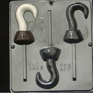 Pirate Hook Lollipop Chocolate Candy Mold 3323