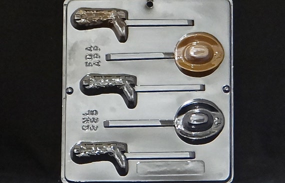 Cowboy Hat /& Boot Lollipop Chocolate Candy Mold 225 NEW