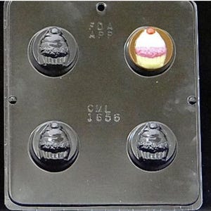 Cupcake Cookie Sandwich Chocolate Candy Mold 1656