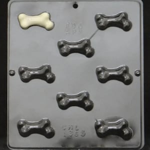Human Bones Chocolate Candy Mold 1365 ( 8 Cavity Mold ) Halloween