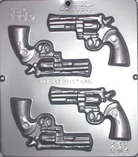 Gun Chocolate Candy Mold 1250 NEW Gun Chocolate Candy Mold 1250 NEW