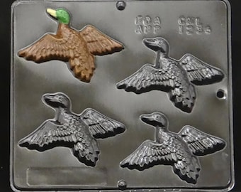 Duck in Flight Chocolate Candy Mold 1234