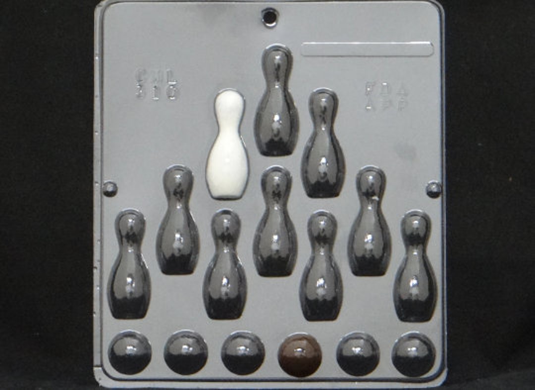 Bowling Assortment Chocolate Candy Mold 310 Etsy
