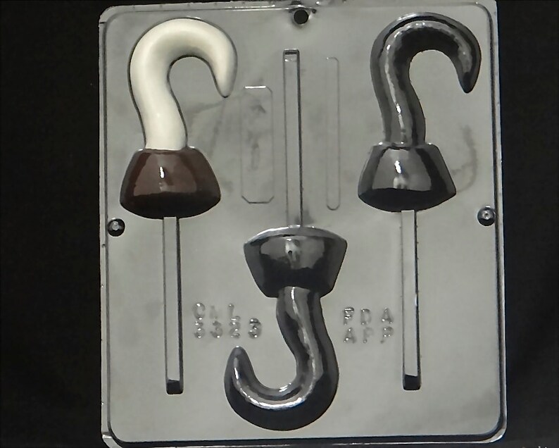Pirate Hook Lollipop Chocolate Candy Mold 3323 Etsy