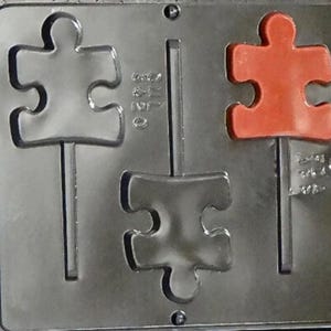 Autismesymbool lolly chocolade snoepvorm 3420