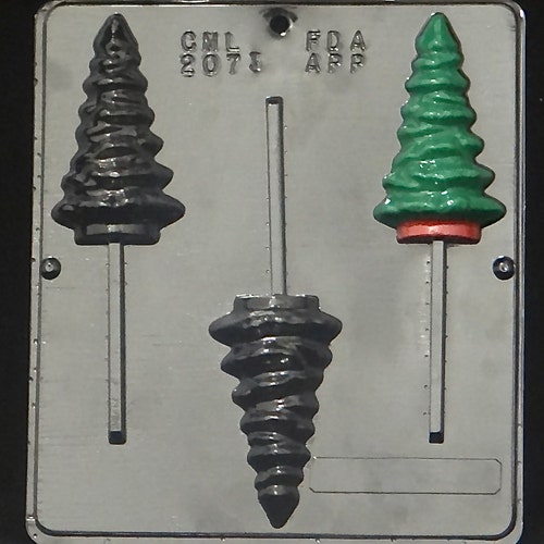 C421 Christmas Tree Pretzel Chocolate Candy Mold Etsy