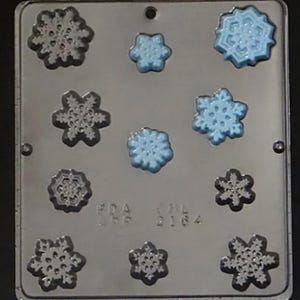 Snowflake Pieces FROZEN Movie Party Chocolate Candy Mold Christmas 2164