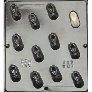 Bite Size Baby Shoes Chocolate Candy Mold 622