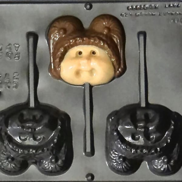 Cabbage Patch Girl Lollipop Chocolate Candy Mold 274