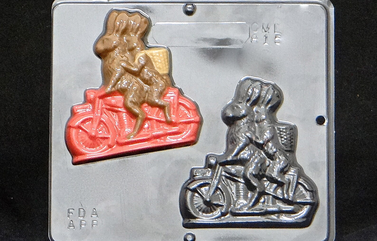 Motorcycle Easter Bunnies Chocolate Candy Mold Easter 815 Etsy